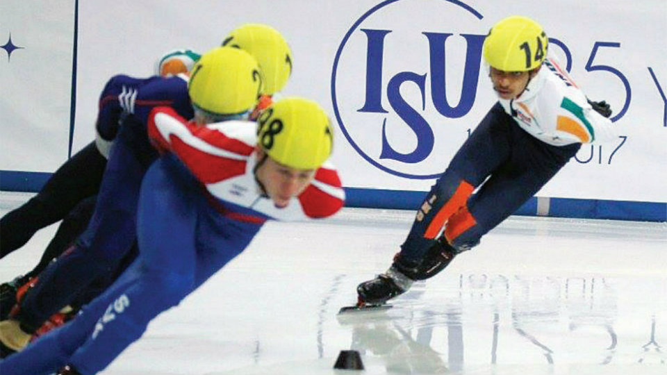 City’s Kaviraj excels in ice-skating